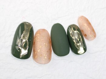 ユースタイル 新宿店(U-style)/ブラックミラーネイル