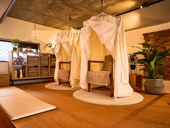 オクタボー 南青山店(OCTAVO)/次世代よもぎ蒸し ハーブテント