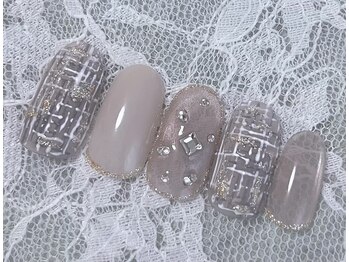 ディアリーネイル(Dearly Nail)/ツイードネイル