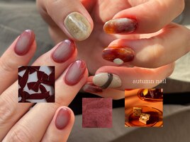 10本アート☆秋色デザイン