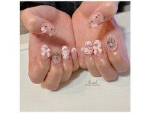 パーツも豊富☆レオパード【キティ】/平成ネイル/y2k