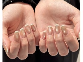 ベージュマグネット×フレンチ