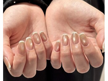 ベージュマグネット×フレンチ