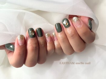 イーストハムアネーロネイル(EAST HAM anello nail)/〈定額〉シンプルデザイン￥7700