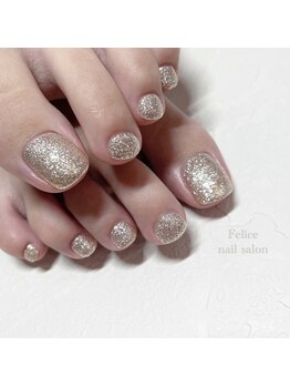 フェリーチェ(Felice)/silver foot nail♪