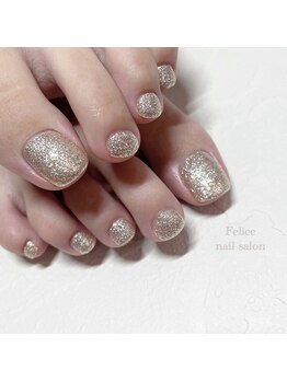 silver foot nail♪