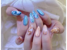 ネイルサロン ジェイ(Nail Salon J)/マグネットニュアンスマーブル