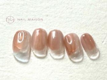 ネイルメゾン 梅田(NAIL MAISON)/透明感オーロラニュアンス