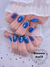 ブーネイル(boooo nail)/ブルーミラーネイル