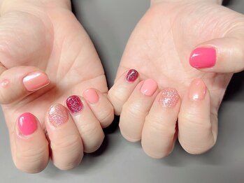 ネイルサロンアンドスクール アイビー(IVY)/ワンカラーグラデーション♪