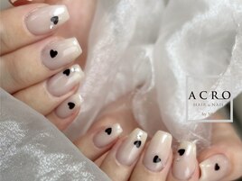 大人ハートネイルデザイン