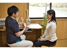 お一人おひとりの悩みや目標に合わせ親身にアドバイス。男性も可