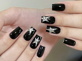ベストネイル 渋谷109前店(Best Nail)/黒ネイル