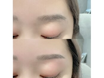 リガナッツ(Riganuts)の写真/【アイブロウWAX/ブロウリフト】自眉を活かして今風トレンド眉に♪まつげパーマとのSETメニューが◎