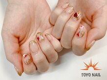 トヨネイル(TOYO NAIL)/手描きアンティークフラワー☆