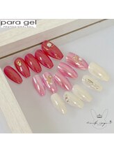 ミルクウサギ 三宮店(MILK USAGI)/パラジェルオーロラミラーネイル