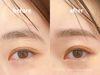 コトン 人形町(COTON)の写真/【初回 眉wax60分￥5500】丁寧なカウンセリングと骨格に合わせたデザインであなたに似合う眉に★
