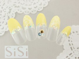 パステルイエロー２カラーグラデ
