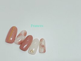 新作　大理石ネイル