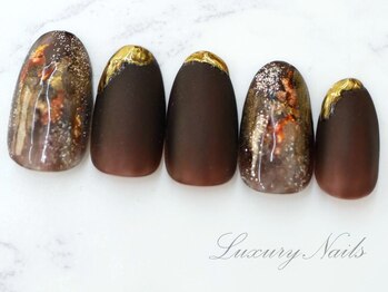 ラグジュアリーネイルズ カワグチ(Luxury Nails Kawaguchi)/マット*ミラーデザイン