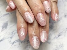 ヘアーアンドネイル ルシア(Hair&Nail Lucia)/ふんわり桜ネイル！