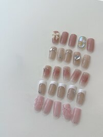 フレンチネイル/リボンネイル