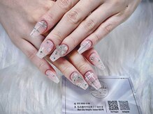 アキコネイルサロン(Akikoネイルサロン)/10本長さだし＋持ち込みデザイン