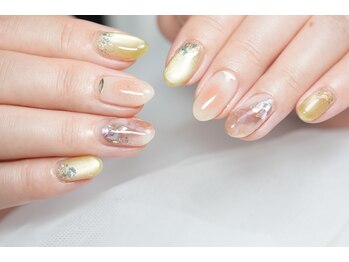 ネイルサロン マリング(Nail Salon Maring)/☆ふんわりチークの秋ネイル☆