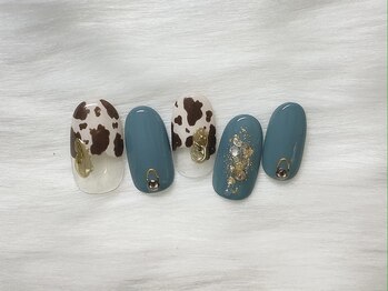 モンスリールネイル(Mon sourire nail)/【ハンド】定額アート8980円
