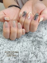 プライベート ネイルサロン マーマ(murmur)/にょろにょろアートネイル