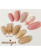 マイヤ 門前仲町本店(maiya)/チェックネイル