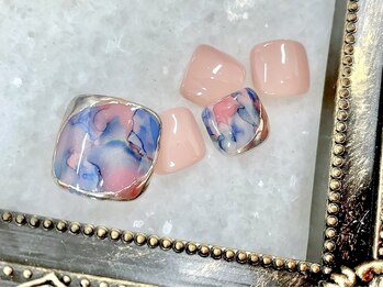 ネイルサロン ふるる 大須店/☆フットミディアムネイル#339