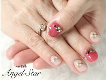 エンジェルスター(Angel Star)/大人上品キラキラネイル☆