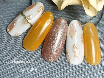 ノアブルーバードネイルズ(Noah' bluebird .nails)/ミラーレオパードネイル:G