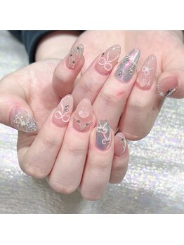 クイーンズビューティーサロン 新宿本店(Queen's beauty salon)/チップ長さだしやりつけ放題