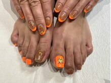 マーリエ(Malie)/Orange nail
