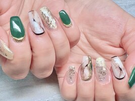 大理石ネイル