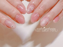 ピンクマグネット×雪の結晶