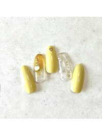 春イエローネイル