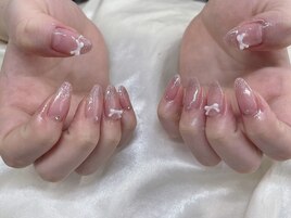 ピンクフラッシュグラデーション