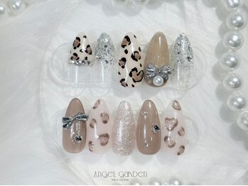 エンジェルガーデン 青山店(Angelgarden)/レオパード柄ネイル