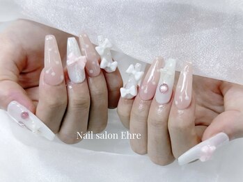 ネイルサロン エーレ 梅田店(Ehre)/HAND アート10本コース ¥9500