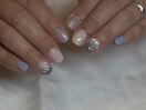 夏ネイル ブルーネイル