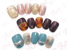 ネイルサロンアンドネイルスクールアートローズ 町田店(Art Rose)/10本フリーアート♪FOOTネイル