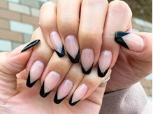 グラマラス アンジェアイ フレスポ富沢店(glamourous×ange eye)/Vフレンチネイル