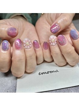 ニュアンスぷっくりお花