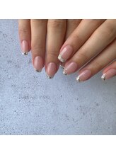 リアンスネイル ヴィヴィッド 岡山店(LianS nail ViViD)/ガラスフレンチ
