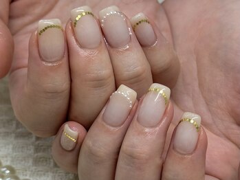 リン 恵比寿(RiN.)/ホロフレンチネイル akane