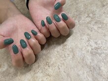 トランク ネイル(trunc nail)/緑ワンカラー
