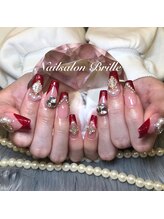 エスフィーネイルサロン ブリーユ(Esfy nailsalon Brille)/赤ネイル
